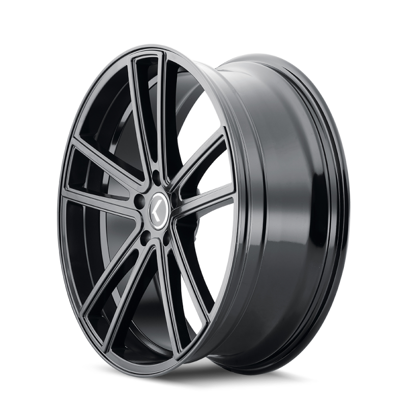 Kraze KR190 Lusso 22x9.5 / 6x139.7 BP / 30mm Offset / 106mm Hub Gloss Black Wheel