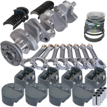 Load image into Gallery viewer, Eagle Chevy 350 3.480in Crank 6.000in I-Beam Rods -5cc Flat Top 4.030in Pistons Rotating Assembly