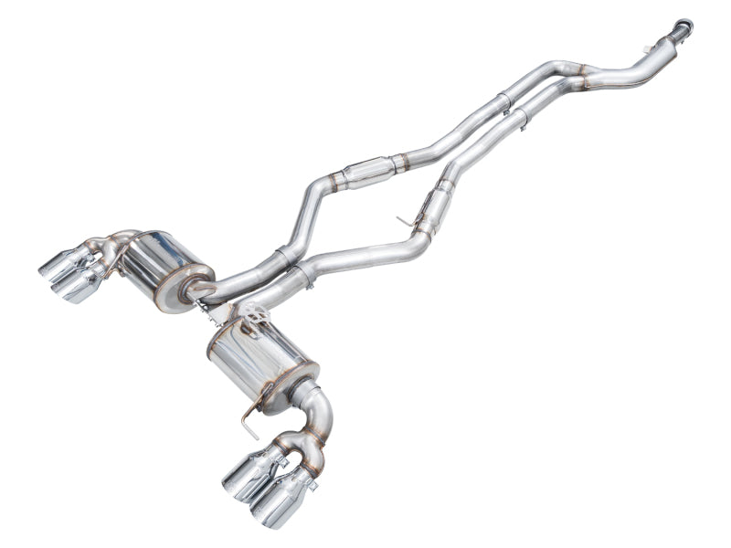 AWE Tuning 22-26 BMW M240i (G42) Touring Edition Exhaust - Chrome Silver Tips 3015-42240