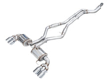 Load image into Gallery viewer, AWE Tuning 22-26 BMW M240i (G42) Touring Edition Exhaust - Chrome Silver Tips 3015-42240