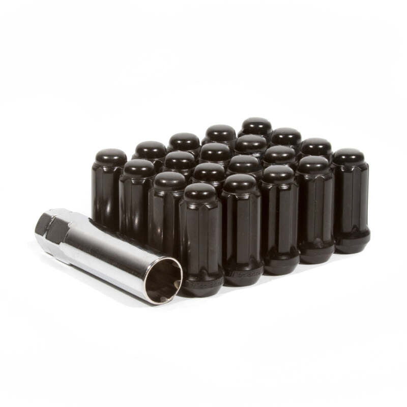 Method Lug Kit - Extended Thread Spline - M14X1.5 - 5 Lug Kit - Black - 20 Nuts LK-S1415ET-40-20B