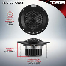 Load image into Gallery viewer, DS18 5.25in 300 Watts RMS 4 ohm Neodymium Mid-Range Tuned Closed-End Chamber Loudspeakers