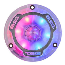Load image into Gallery viewer, DS18 3.8in Super Bullet Tweeter 120 Watts RMS 1in Aluminum Vc 4 ohm Digital LED Lights