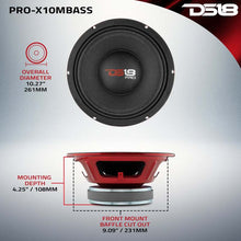 Load image into Gallery viewer, DS18 10in 400 Watts RMS 8 ohm Mid-Bass Loudspeaker