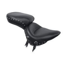 Load image into Gallery viewer, Mustang 00-15 Harley Softail Standard Rear Tire Wide Touring 1PC Seat w/Studs - Black