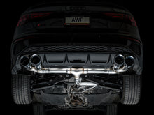 Load image into Gallery viewer, AWE Tuning 22-24 Audi 8Y S3 Track Edition Exhaust - Chrome Silver Tips