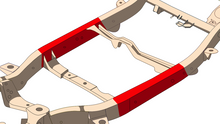 Load image into Gallery viewer, Rust Buster 2003-2009 Toyota 4Runner Center Frame Repair Kit - Left
