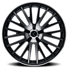 Load image into Gallery viewer, Kraze KR185 Double Down 22x8.5 / 5x108/114.3 BP / 38mm Offset / 73mm Hub Gloss Black Machined Wheel
