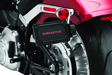 Load image into Gallery viewer, Kuryakyn Nova Side Mount License Plate Frame Gloss Black