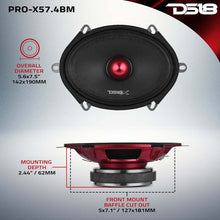 Load image into Gallery viewer, DS18 5x7in 175 Watts RMS 4 ohm Mid-Range Bullet Loudspeaker