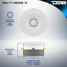 Load image into Gallery viewer, DS18 3.8in 120 Watts RMS 4 ohm 1in Aluminum Vc Super Bullet Tweeter