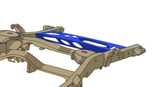 Load image into Gallery viewer, Rustbuster Spare Tire Crossmember