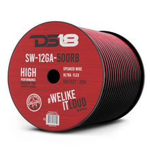 Load image into Gallery viewer, DS18 Speaker Wire 12-GA 500-Feet Red and Black