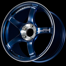 Load image into Gallery viewer, Advan TC-4 SE 17x7.5 / +40 Offset / 4x100 / 63mm Bore / Racing Indigo Blue and Diamond Cut
