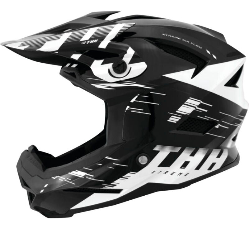 THH Helmets T-42 BMX Xtreme  Black/White - XL