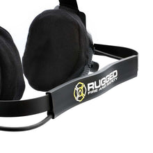 Load image into Gallery viewer, Rugged Radios FHS Behind-The-Head Fire Safety Industrial Headset With PTT Button / No Cable
