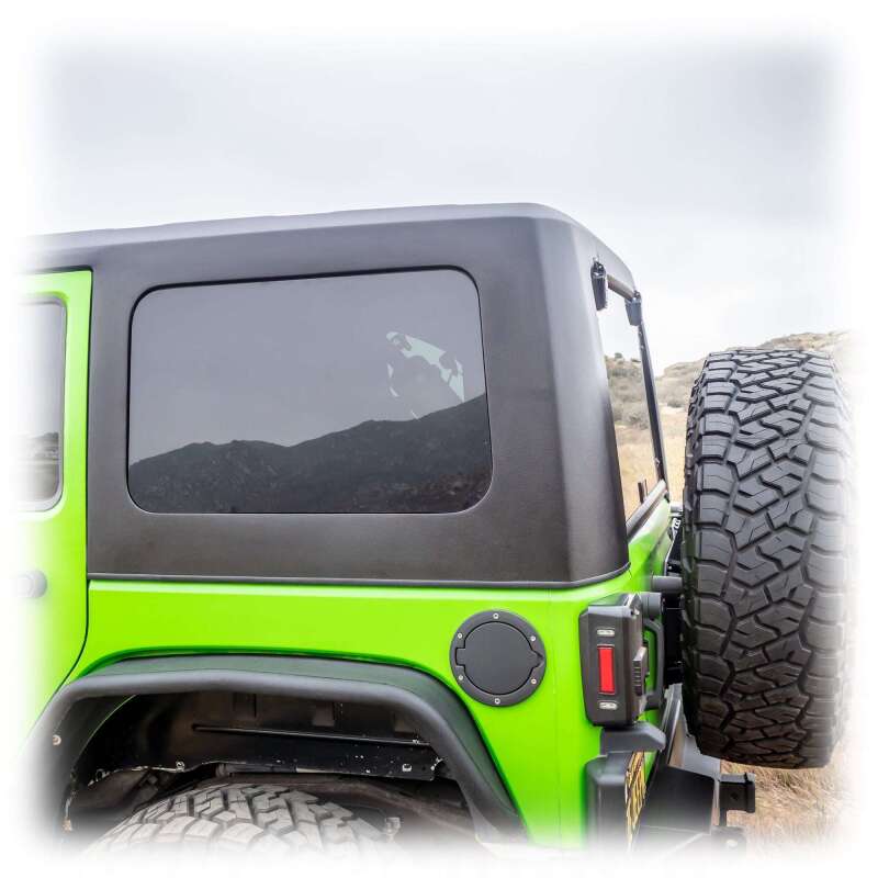 Turn Offroad 07-18 Jeep JK 4 Door Squareback Hardtop 2-Piece - White HTJKSQ2-M4W