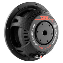 Load image into Gallery viewer, DS18 10in 600 Watts RMS 4 ohm SVC Shallow Mount Fiber Glass Subwoofer IXS Series