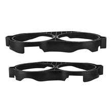 Load image into Gallery viewer, DS18 14-23 Harley-Davidson Saddle Bag Mid Bass Adapter Ring 2x 10in ABS Black