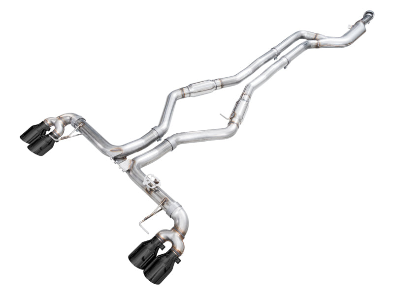 AWE Tuning 22-26 BMW M240i (G42) Track Edition Exhaust - Diamond Black Tips 3020-43240