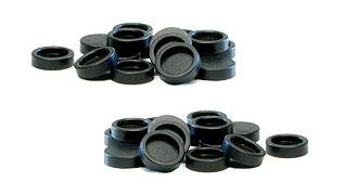 Manley Wear Caps .3130in stem valves (8mm) (8pcs.) - GTR Auto