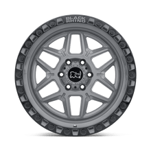 Load image into Gallery viewer, BR KELSO 17X9 6X139 -12 112 BTL GRY BLK