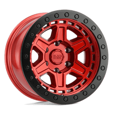 Load image into Gallery viewer, BR RENO 17X9 5X127 -18 71 CNDY RED BLK