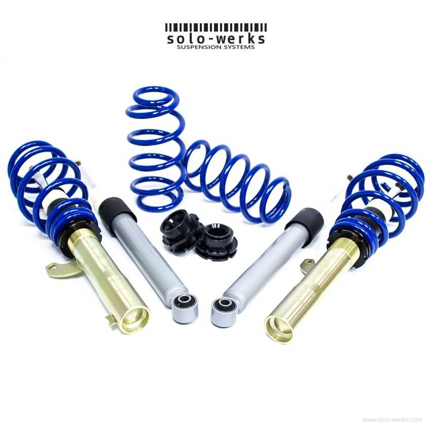 Solo Werks S1 Coilover System - VW (A5 MKV A6 MKVI) 2005-2015 Golf R R32 Passat CC Jetta SportWagen With Rear Multi-Link Suspension