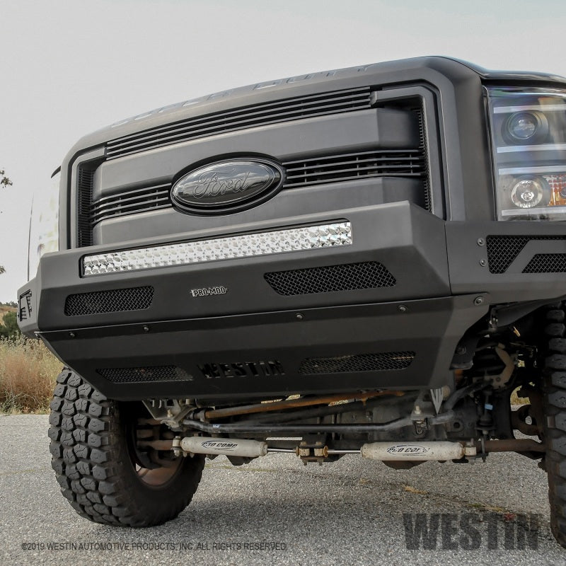 Westin 11-16 Ford F-250/350/450/550 Pro-Mod Skid Plate - Tex. Blk - GTR Auto