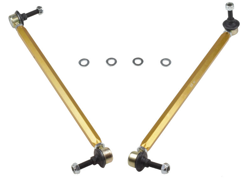 Whiteline 10+ Chevy Camaro FR Coupe Front Sway Bar - Link Assy H/D Adj Steel Ball (380mm C to C) - GTR Auto