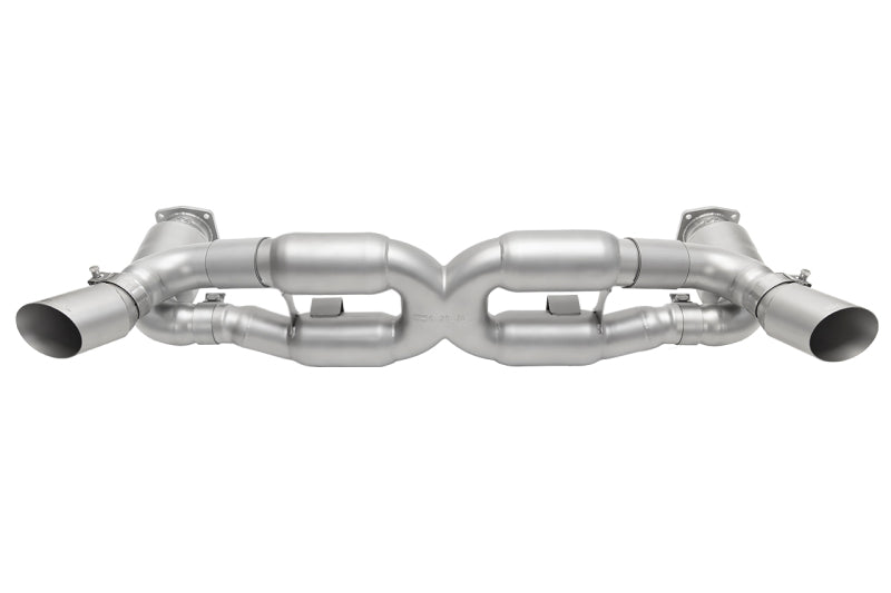 SOUL 10-12 Porsche 997.2 Turbo Sport X-Pipe Exhaust - GT2 Style Sig Satin Tips