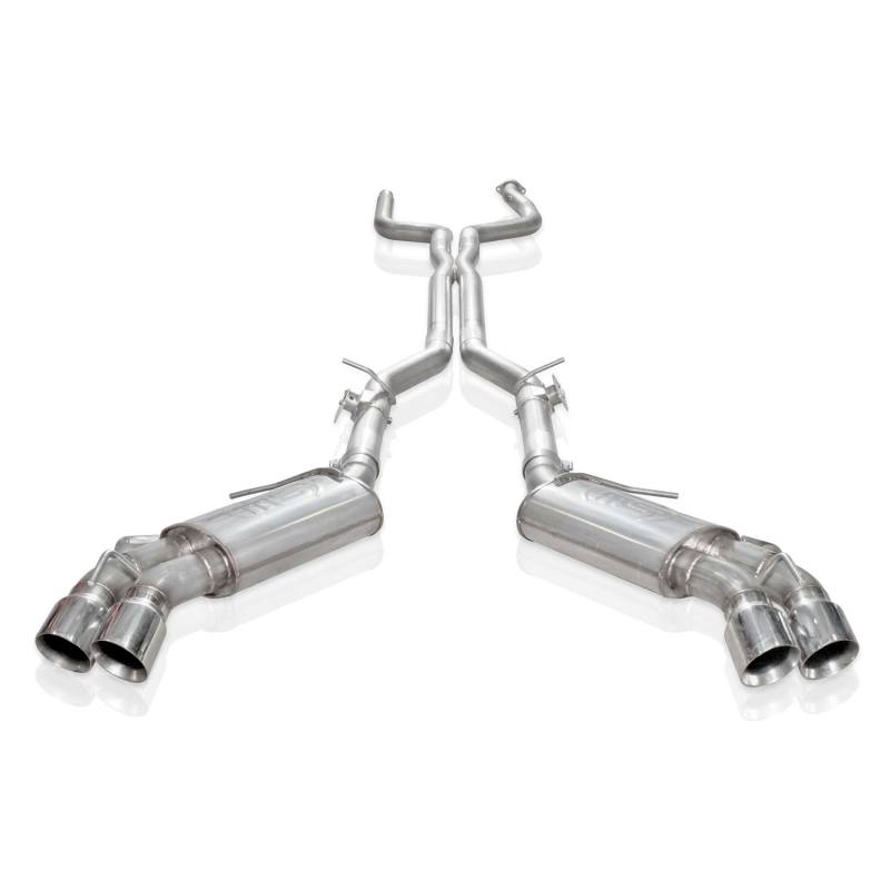 Stainless Works 2016+ Chevy Camaro SS 6.2L 3in Redline Catback w/AFM Valve NPP Valve 4in Quad Tips CA16AVCBR