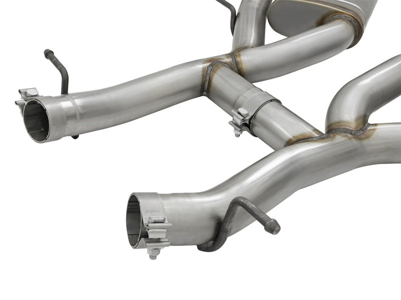 aFe MACHForce XP 3in 304 SS Axle-Back Exhaust Dual Exhaust (NPP) w/ Black Tips 16-17 Camaro SS V8 - GTR Auto