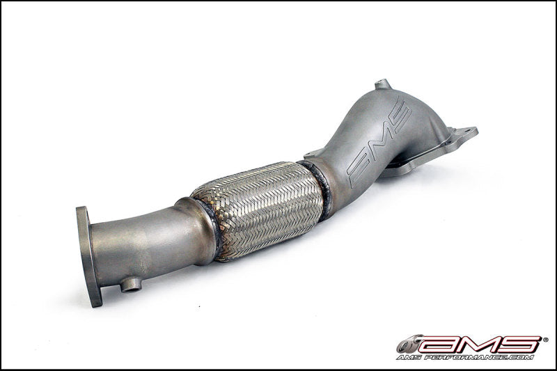 AMS Performance 08-15 Mitsubishi EVO X Widemouth Downpipe w/Turbo Outlet Pipe - GTR Auto