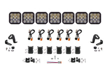 Load image into Gallery viewer, Diode Dynamics SS5 Sport Universal CrossLink 7-Pod Lightbar - White Driving - GTR Auto