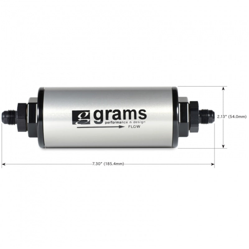 Grams Performance 100 Micron -10AN Fuel Filter - GTR Auto
