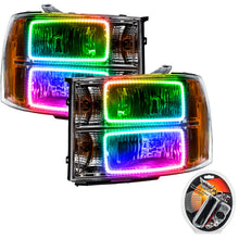 Load image into Gallery viewer, Oracle 07-13 GMC Sierra SMD HL - Square Ring Design - ColorSHIFT