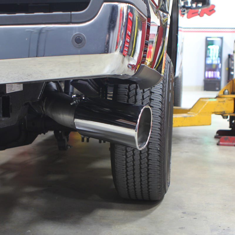Banks Power 2017 Ford 6.7L 5in Monster Exhaust System - Single Exhaust w/ Chrome Tip - GTR Auto
