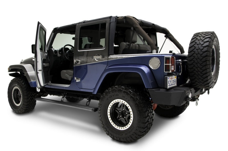 AMP Research 2007-2017 Jeep Wrangler JK 4 Door PowerStep - Black - GTR Auto