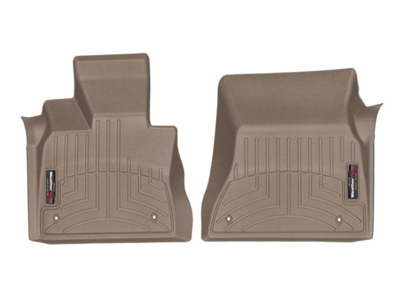 WeatherTech 2018+ BMW X5 Front FloorLiner - Tan - GTR Auto