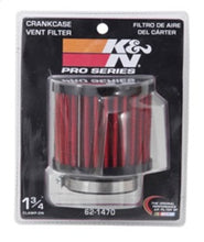Load image into Gallery viewer, K&amp;N 1.75 inch Vent 3 inch D 2.5 inch H Air Filter - Rubber Top 62-1470