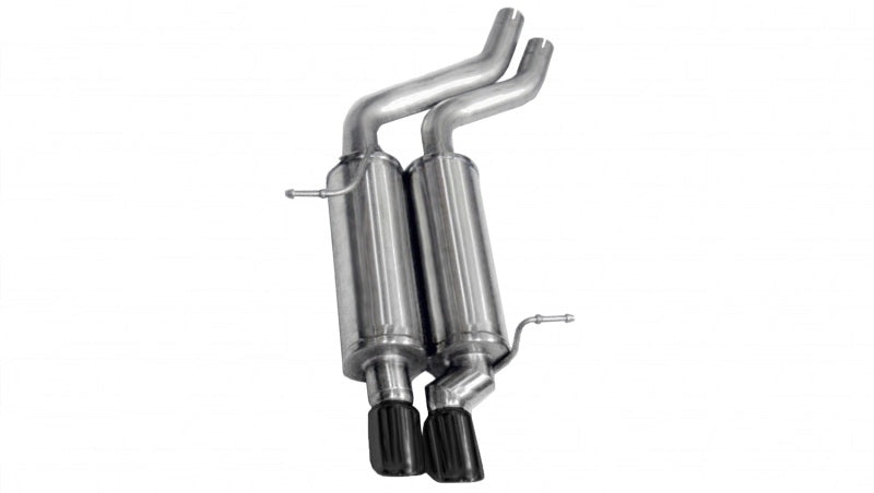 Corsa 2001-2006 BMW 325i/ci Convertible E46 Black Sport Axle-Back Exhaust - GTR Auto