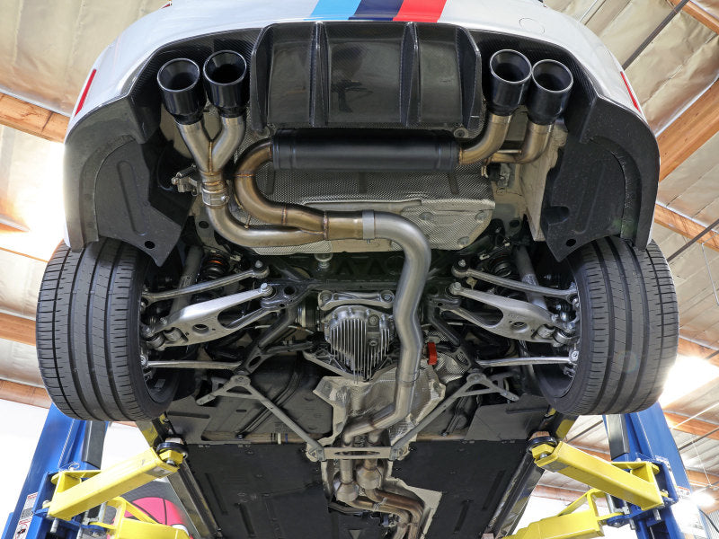 aFe MACHForce XP Exhausts Cat-Back SS 19-21 BMW M2 Competition L6-3.0L w/Black Tips - GTR Auto