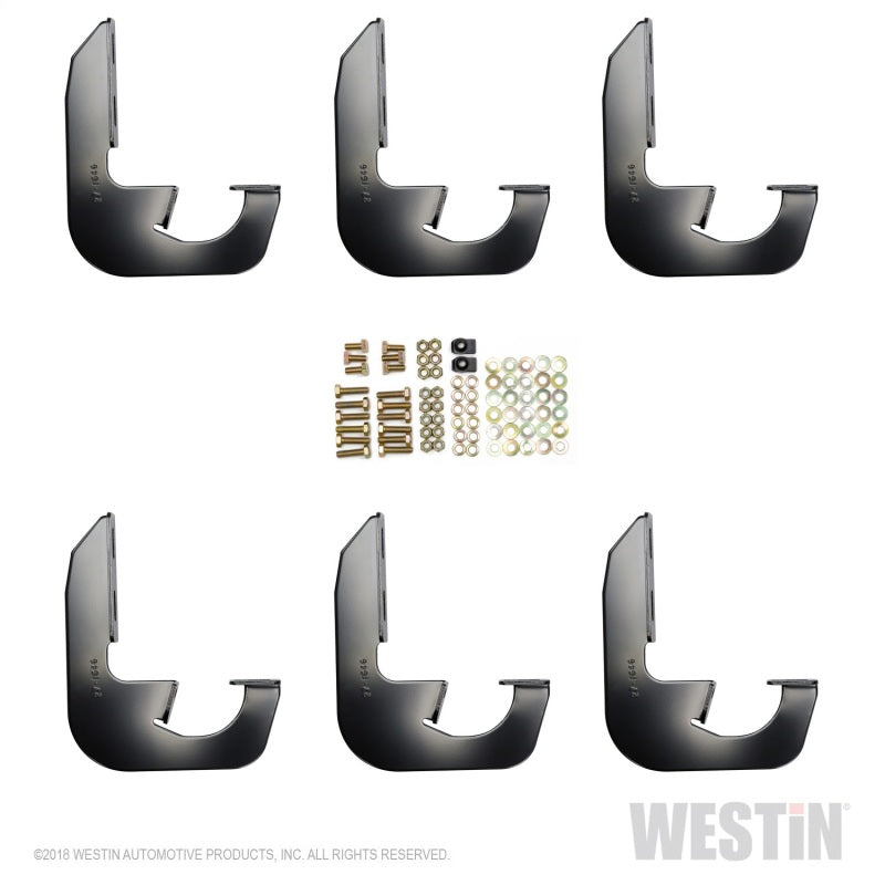 Westin 2015-2018 Chevrolet/GMC Colorado/Canyon Crew Cab Running Board Mount Kit - Black - GTR Auto