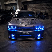 Load image into Gallery viewer, Oracle 08-14 Dodge Challenger Dynamic Surface Mount Headlight Halo Kit - - Dynamic - GTR Auto