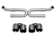 Load image into Gallery viewer, SOUL 17-19 Porsche 991.2 Carrera (non-PSE) Perf. Exhaust w/o Drone Tubes - Base - Black ChromeTips