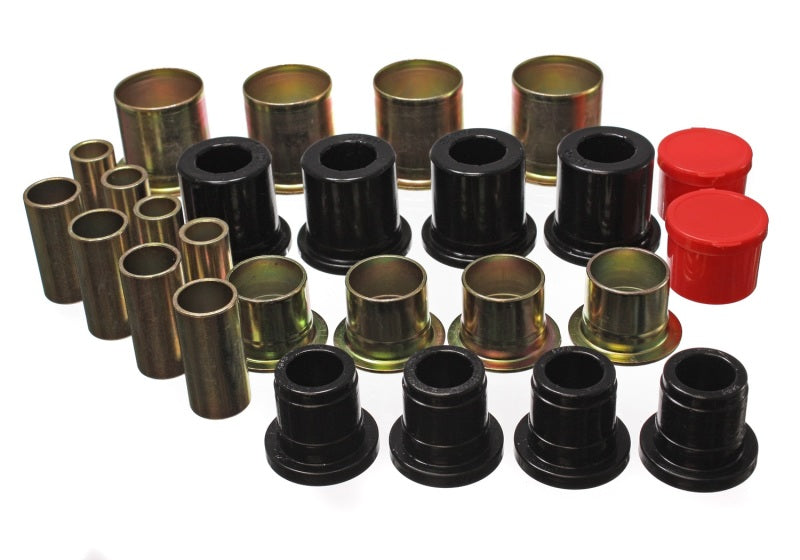 Energy Suspension 73-91 Ford K-5 Blazer/Denali XL/Suburban/Yukon Black Front Control Arm Bushing Set - GTR Auto