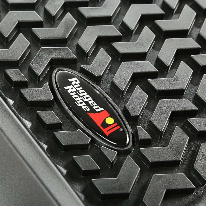 Rugged Ridge Floor Liner Rear Black 2007-2014 Toyota FJ Cruiser (Automatic) - GTR Auto