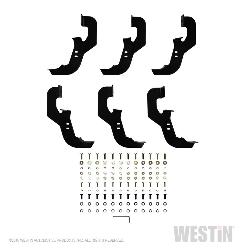 Westin 2019 Chevrolet Silverado/Sierra 1500 Crew Cab Non LD PRO TRAXX 5 Oval Nerf Step Bars - SS - GTR Auto