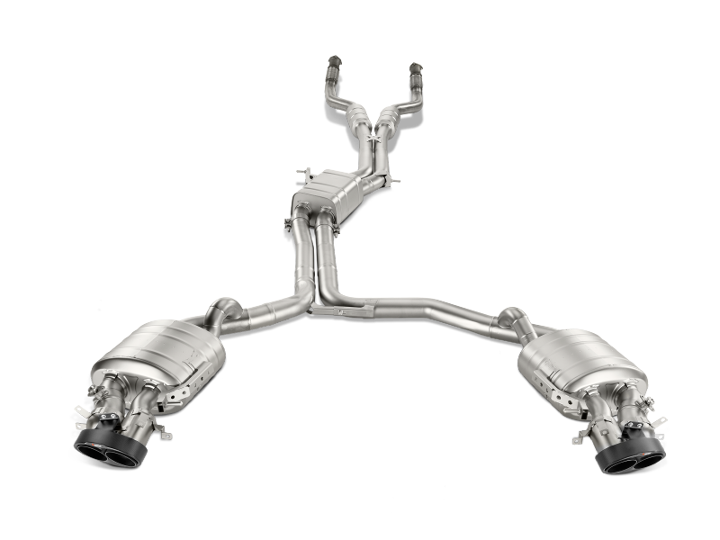 Akrapovic 14-17 Audi RS7 Sportback (C7) Evolution Line Cat Back (Titanium) w/ Carbon Tips - GTR Auto